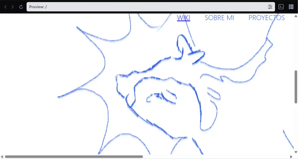 Scroll de página maqueta code pen